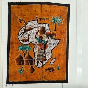 Cultural African Wall Art Paint Batik